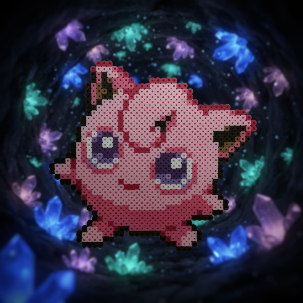 Jigglypuff pärlplatta mönster