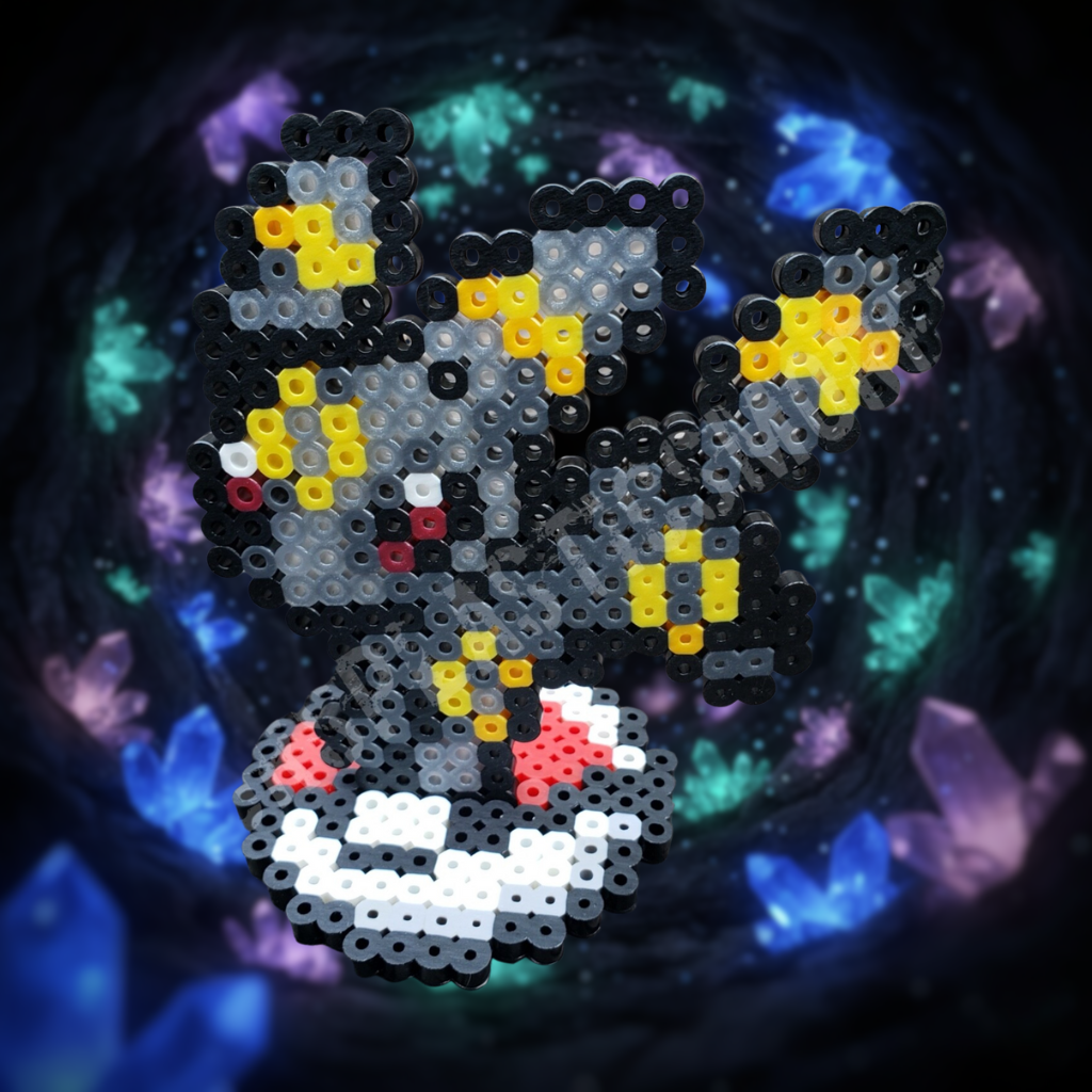 Umbreon pärlplatta mönster med pokeball